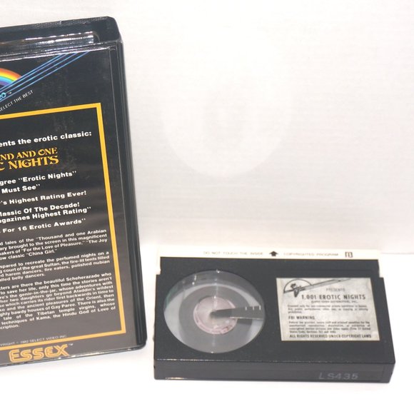 A Thousand and One Erotic Nights Beta Tape NOT VHS - Picture 2 of 2